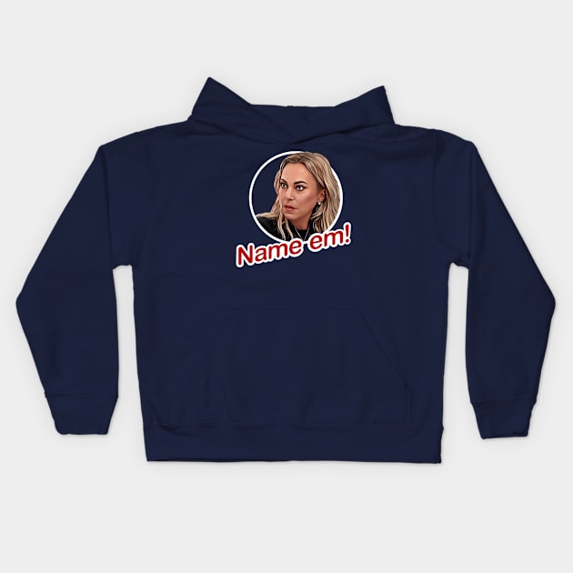 Name em - Sutton Stracke Real Housewives Kids Hoodie by EnglishGent